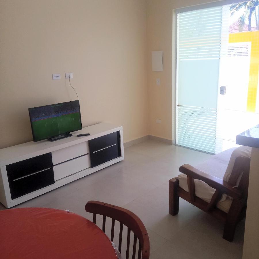 Apto Aluguel Na Temporada Pe Na Areia Peruibe Sp Eksteriør billede