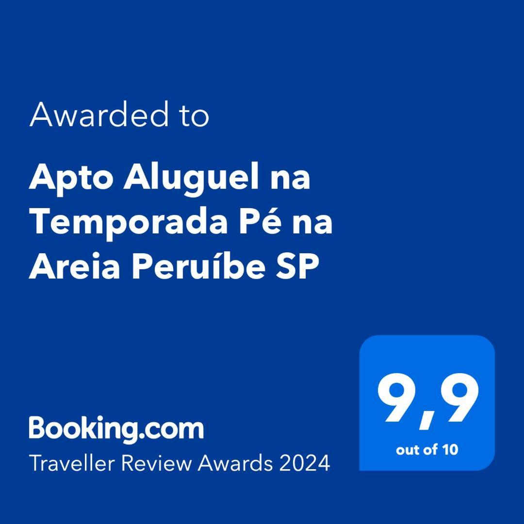 Apto Aluguel Na Temporada Pe Na Areia Peruibe Sp Eksteriør billede