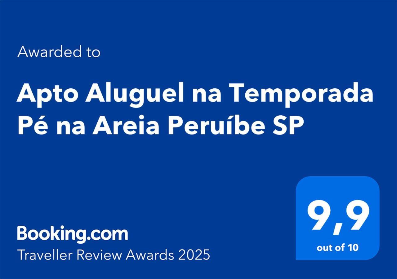 Apto Aluguel Na Temporada Pe Na Areia Peruibe Sp Eksteriør billede